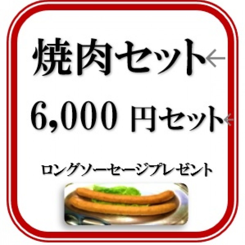 焼肉セット　6,000円セット 商品画像